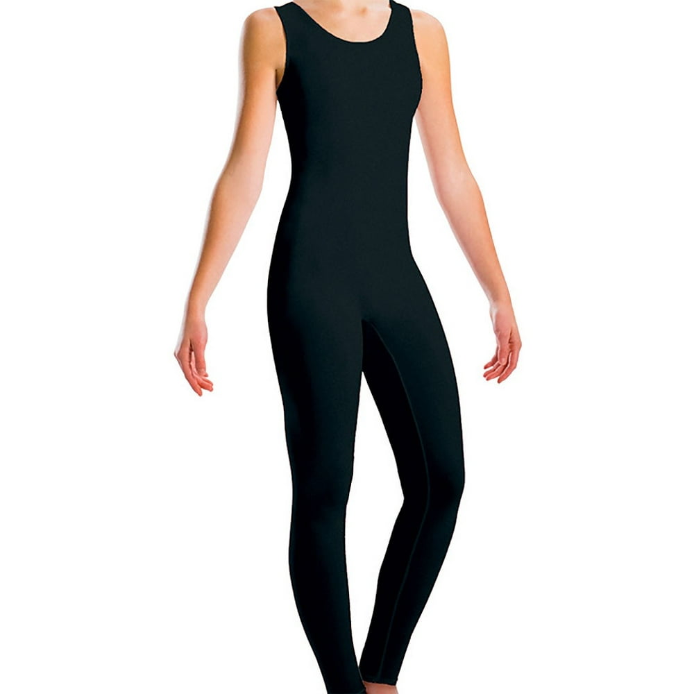 Motionwear Motionwear Women's Tank Durable Unitards Petite BLACK