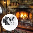 thumbnail image 6 of Silent Heat Powered Gas Pellet Fireplace Circulating Hanging Mounted Fan /Log Burner Saving Fuel Flue -, 6 of 8