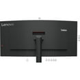 thumbnail image 3 of Lenovo ThinkVision T34w-30 34" WQHD 3440x1440 60Hz 21:9 4ms 1500R Curved Monitor, 3 of 11