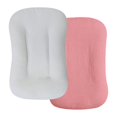 thumbnail image 1 of MesaSe Muslin Baby Lounger Pack  2-Piece Organic Cotton Removable Slipcover for Baby Padded Lounger Floor Seat Cover for Boys Girls, 1 of 7