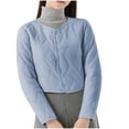 thumbnail image 2 of Chaquetas y abrigos casuales sin capucha de manga larga para mujer, ropa de invierno, abrigo cálido de talla grande, chaqueta de manga larga, abrigo para mujer, 2 of 3