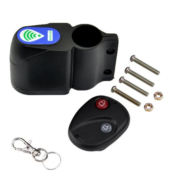 UDIYO Mountain Bike Bicycle Anti-Thef Security Alarm Lock Sound Alert with Remote Control
