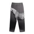 thumbnail image 3 of Lsque Monochrome Leopard Horse Print Women's Pajama Pants, Lounge Pant - Comfortable Home Wear,Elastic Waistband, Stylish Design-, 3 of 9