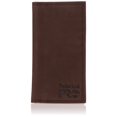 thumbnail image 1 of Cartera Timberland PRO RFID de piel con pliegue largo, color marrón oscuro, 1 of 4
