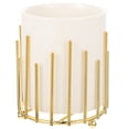 thumbnail image 1 of MasteelfCA Boîte de Rangement pour Stylos de Maquillage Boîte de Rangement pour Bijoux de Bureau avec Support en Fer, 1 of 7