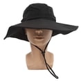 thumbnail image 3 of Gorra De Cubo Sombrero De Sol Sombrero De Pesca UPF 50+ Protección UV Ala Ancha Ajustable Impermeable Transpirable Para Exteriores Pesca Senderismo Jardinería, 3 of 7
