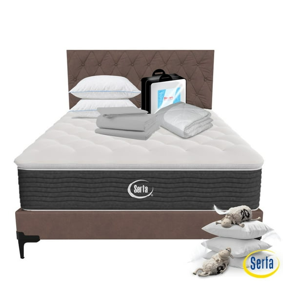 Colchón Serta Preston Perfect Sleeper Queen Size + Set de Cama
