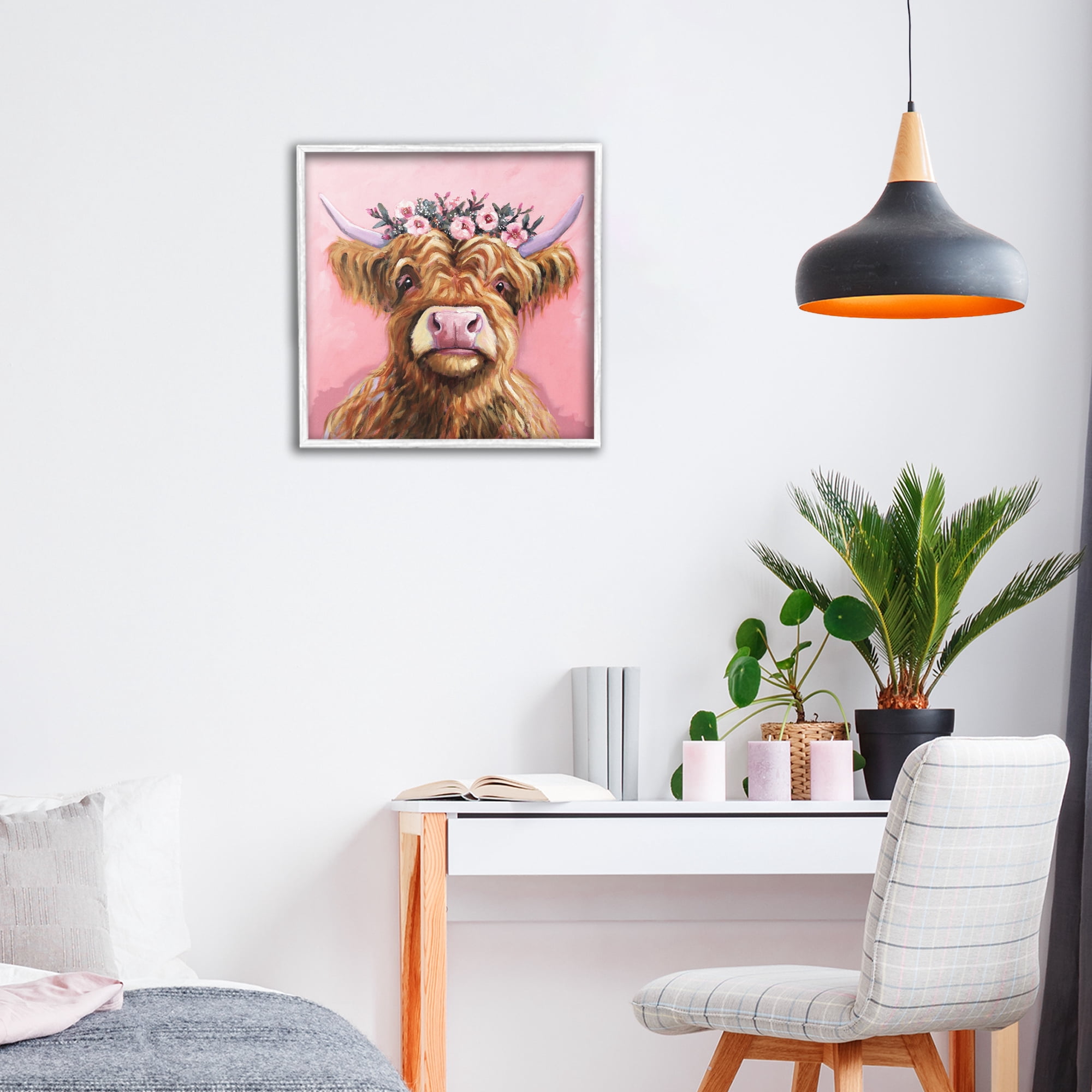 Stupell Industries Grace Of The Glen White Framed Giclee Art, design by Lucia Stewart