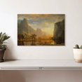 thumbnail image 2 of Elephant Stock Valley Of The Yosemite Wall Art - Horizontal Canvas Wall Art - Living Room Wall Decor - Nature Canvas - Orange And Gray Decor By Albert Bierstadt - 12" x 8", 2 of 8