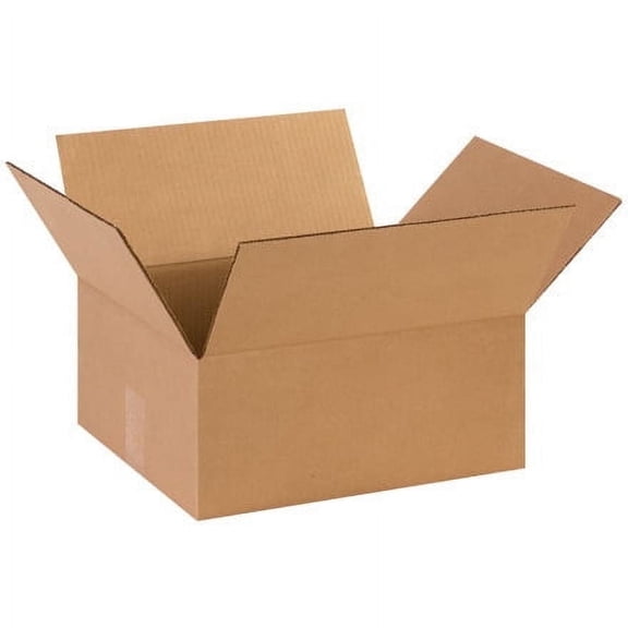 Corrugated Shipping Boxes 14x12x6 Moving Storage Cartons Box, Kraft, 25/Pk