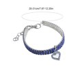 thumbnail image 2 of Rhinestone Pet Collar Crystal with Heart Pendant, Sparkling Jewelry for Cats and Small Dogs, Party Birthday Photo, 2 of 5
