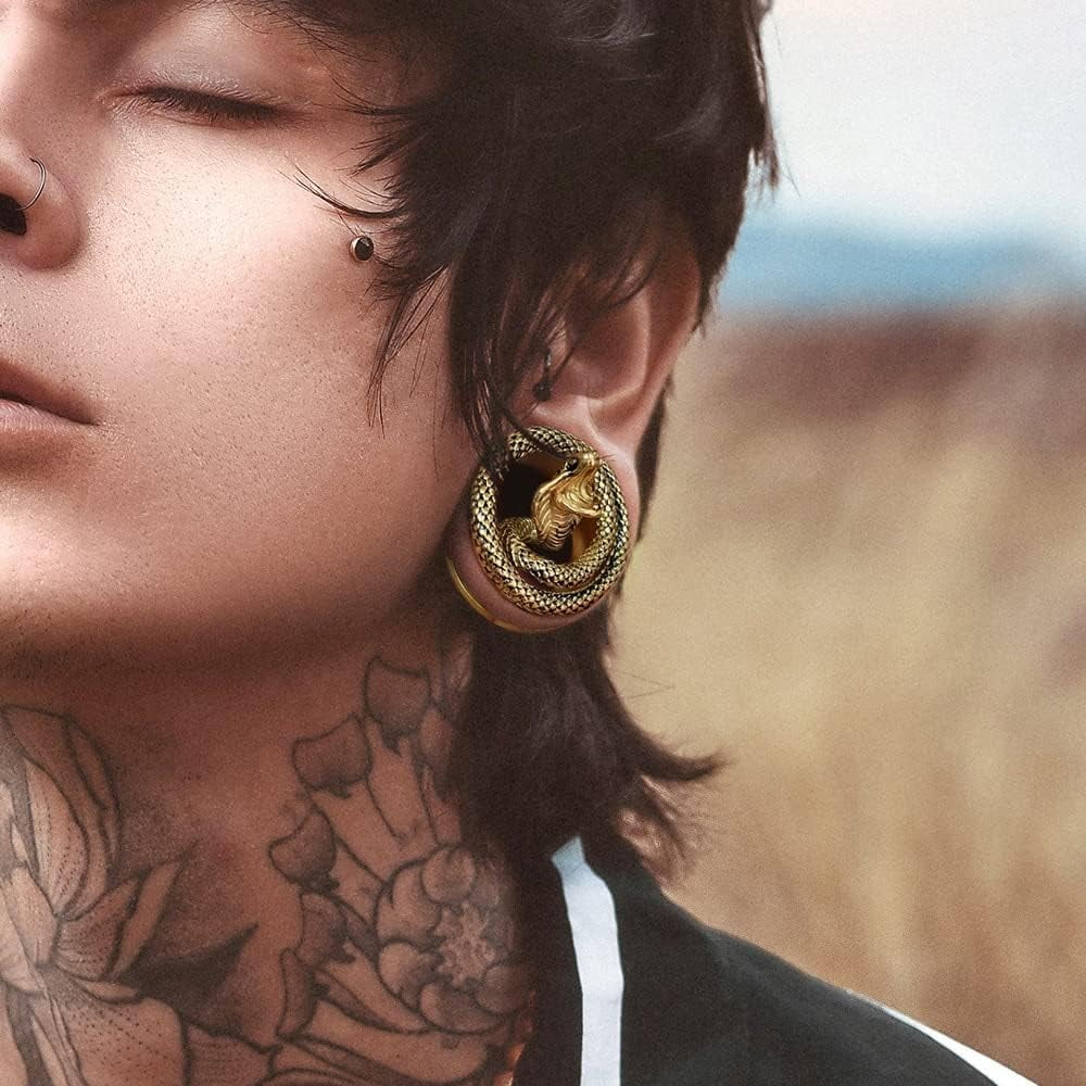 Earlobe tunnels hot sale
