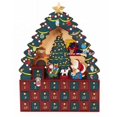 thumbnail image 2 of Calendario de Adviento de madera reutilizable para llenar centros de mesa, decoración de mesa, calendario de Adviento de Casa Blanca de Navidad de madera, 2 of 4