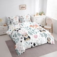 thumbnail image 3 of Homewish Cartoon Dog 7pcs Bedding Comforter Set for Preppy Children Kids,Dreamy Princess Queen Bedding Sets Super Cozy,Kawaii Animal Queen Sheet Sets,Luxury Bedroom Decor,Reversible, 3 of 8
