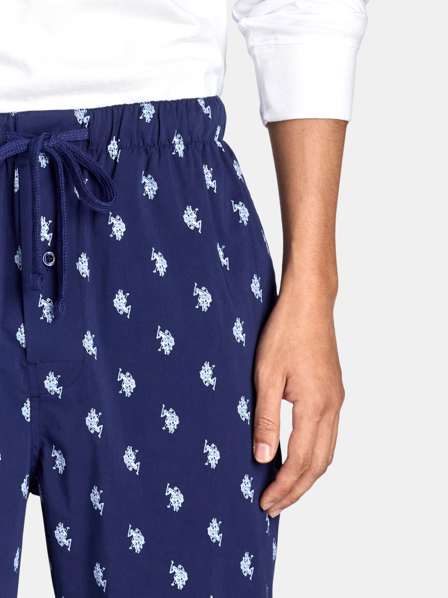 U.S. Polo Assn. Men's Plaid Lounge Pajama Pants photo 4