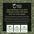 thumbnail image 5 of Organic Way Moringa/Drumstick Leaf Cut & Sifted (Moringa Oleifera) | Herbal Tea - Organic & Kosher Certified | Vegan | Non GMO & Gluten Free | USDA Certified | Origin - India (1/2 lbs / 8 oz), 5 of 9