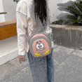 thumbnail image 3 of Kawaii Star Spongebob Squarepants Patrick Shoudertas Textur Mode Mobile Telefoon Tas Mignon Enfant, 3 of 4