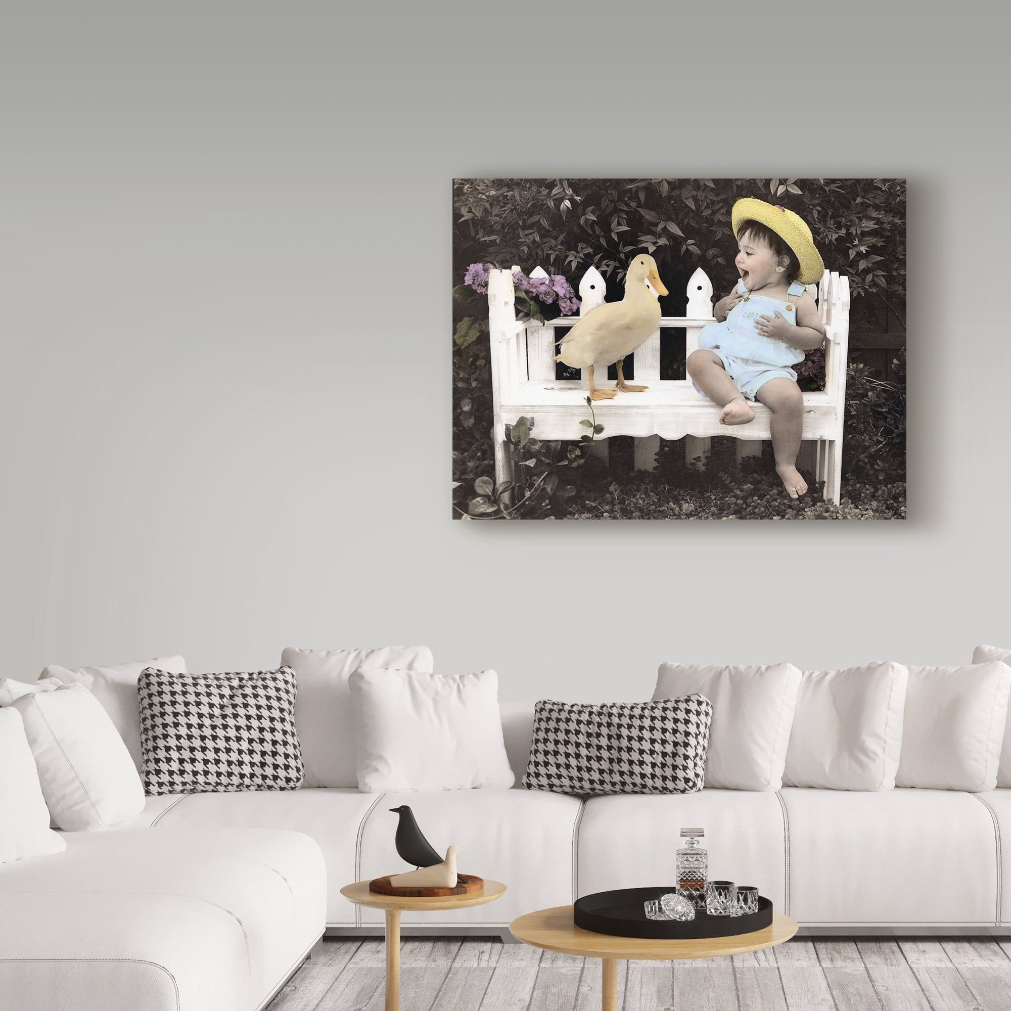 Trademark Fine Art 'Laugh It Up' Canvas Art by Sharon Forbes