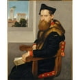 thumbnail image 3 of Giovanni Battista Moroni 15x18 Black Modern Framed Museum Art Print Titled - Bartolomeo Bonghi (Shortly After 1553), 3 of 5