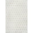 thumbnail image 2 of nuLOOM LuLu Hand Woven Raised Dots Area Rug, 9' x 12', Ivory, 2 of 2