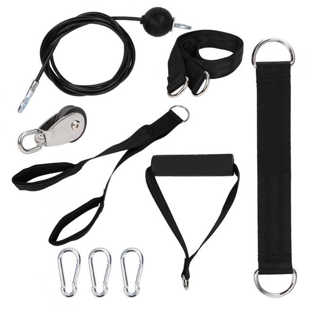 Equipo de entrenamiento de tríceps, Fitness DIY polea cuerda brazo equipo de entrenamiento de fuerza Kit de Fitness construido para precisión