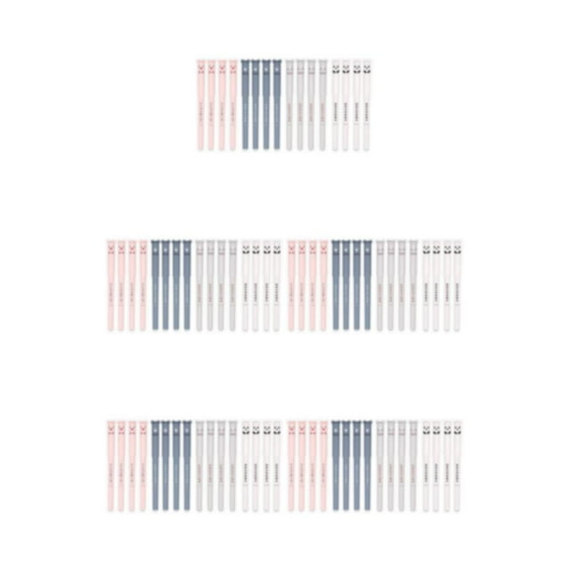 yingyy Stylo à Bille Roulante Effaçable 12x Réécrire avec Confiance pour un Travail Sans Erreur Bleu 5Ensemble