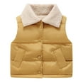 thumbnail image 2 of Vedolay Toddler Kids Winter Jackets 2023 Hooded Windproof Toddler Girls Warm Winter Coat Yellow,120, 2 of 5
