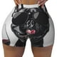 thumbnail image 2 of Fotbe Cool French Bulldog Wine Shorts Sin Costuras – Shorts Deportivos de Cintura Alta para Mujer, Elásticos para Gimnasio, Yoga, Running o Ciclismo-Medium, 2 of 8