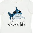 thumbnail image 4 of Inktastic Shark Life Fun Shark with Sunglasses Boys or Girls Toddler T-Shirt, 4 of 5