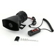 Sale Prices 60W 5 Sound Loud Cars Motorcycle Practical Warning Alarm Fire Siren Horn Amplifier Loudspeaker Systerm With MIC 300dB