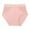 Pink, variant on Women's High-Waisted Cotton Underwear - Comfortable V-Cut Briefs with Decorative Lace Waistband | Hontri | Women Solid Color Cotton V Neck High Waist Lace Abdominal (Pink | XXL)
