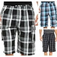 thumbnail image 2 of 3 Bermudas Unitalla Resorte Hombre Mayoreo Cuadros Y Colores, 2 of 8