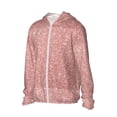 thumbnail image 2 of Haiem Rose Gold Pink Glitter UPF 50+ Fishing Shirts for Men Long Sleeve UV Sun Protection Hoodie Non-Mask Outdoor Hiking Shirts, 2 of 9