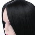 thumbnail image 3 of Pelucas con flequillo para mujer, peluca ondulada suelta, moda femenina, cabello corto y liso degradado, peluca de encaje para fiesta de cosplay., 3 of 3