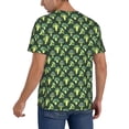 thumbnail image 2 of Hirioo Broccoli 3 for Men's Baseball T-shirt Shirts Short Sleeve Casual Summer Button Stretch T Shirts,Size S-4XL-XX-Large, 2 of 7