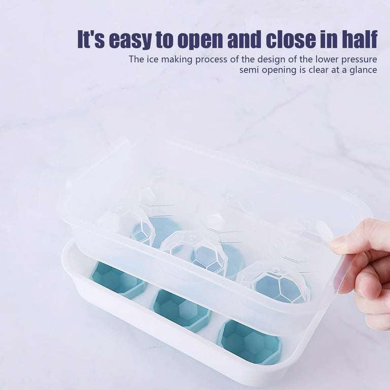 YiFudd Mold Creative Ice Mold Cocktail Silicone Ice Box Ice Maker Flexible  Ice Cube Molds Ice Cubes for Whiskey,Cocktails