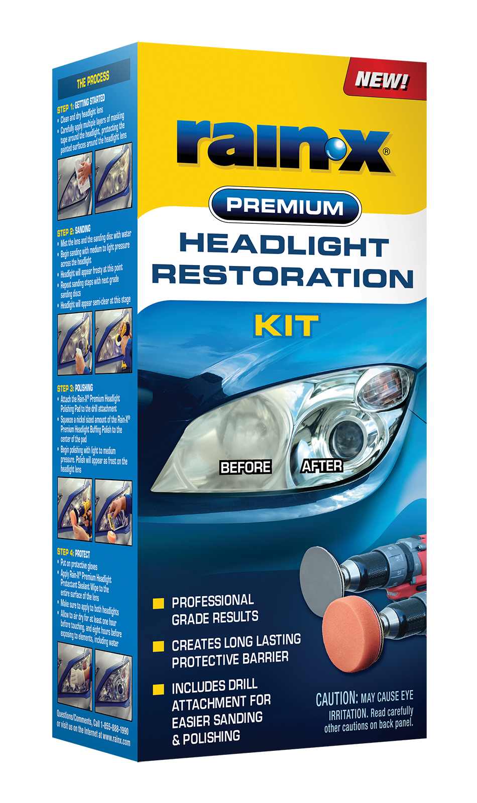 Rain-X Premium Headlight Restoration Kit