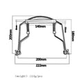 thumbnail image 2 of COMPUKAS 1Pcs Harmonica Neck Stand for Mouth Organ Harmonica with Storage Rack Design in 8.7x7.9x0.6in, 2 of 8