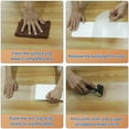 thumbnail image 5 of Butizone Non Slip Stair Treads 6”x 24”,15-Pack Pre-Cut PEVA Transparent Anti Slip Strips, 5 of 7