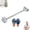 L:19-25mm, variant on New Hinge Gap Adjustment Wrench, Door Hinge Adjustment Tool, 8-19-25mm, For Indoor Door Alignment and Gap Fixing (S: 8-19mm)