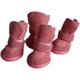 thumbnail image 1 of Botas de invierno antideslizantes cálidas y acogedoras para cachorros para perros pequeños, medianos, mascotas, gatos, zapatos de nieve gruesos de lana (rosa, 5 #)-rosa-5 # Sailing Electrónica, 1 of 4