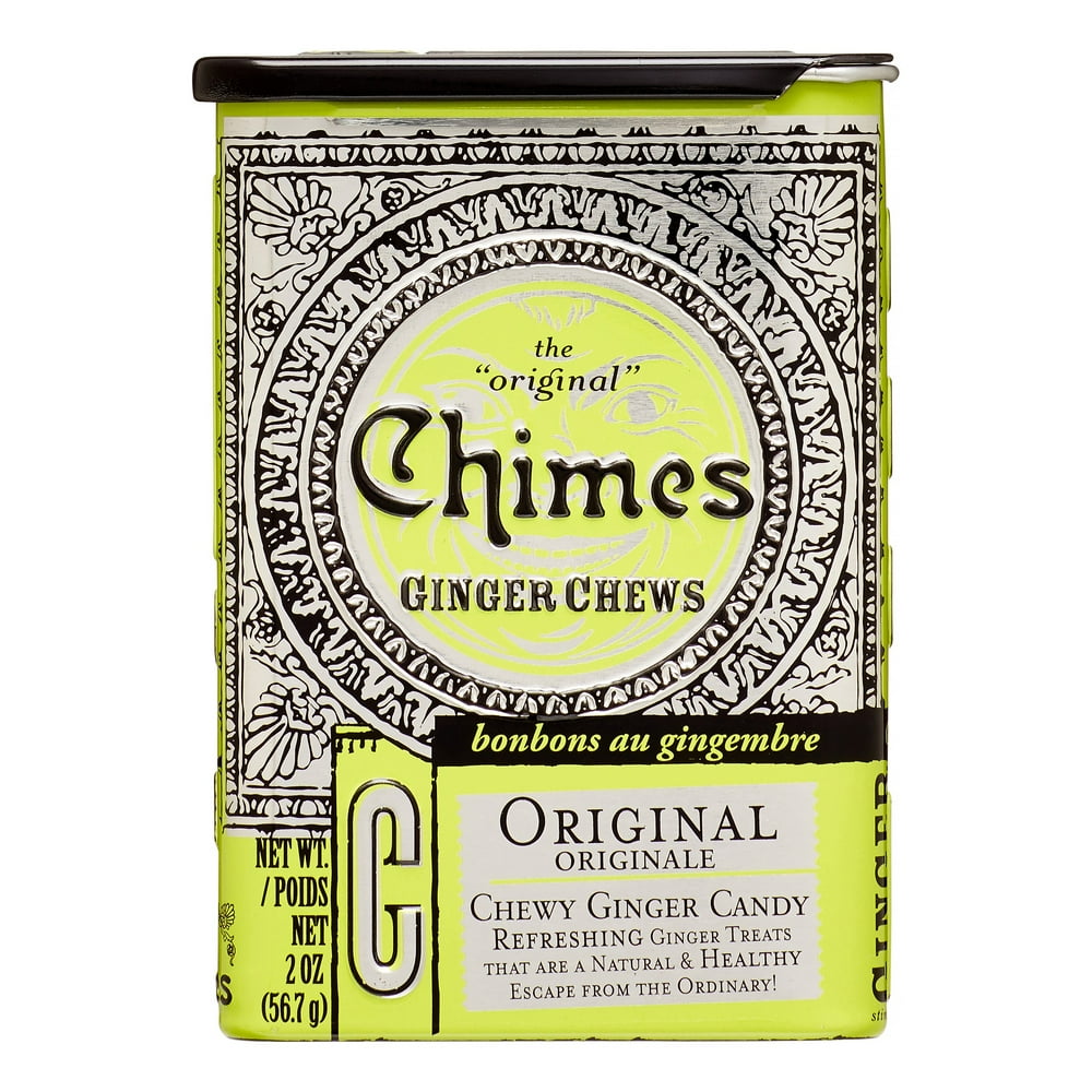 Chimes ginger chews, original, 2 oz