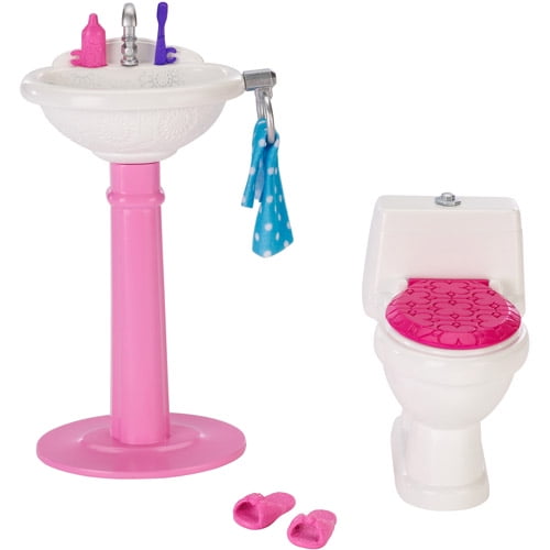Barbie Toilet Set Furniture - Walmart.com - Walmart.com