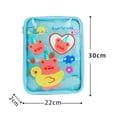 thumbnail image 2 of Bolsa De Almacenamiento Bolsa de hombro de lona grande con diseño de corazón para mujer de viaje transparentes Sywqhk Para Estrenar, 2 of 8