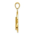 thumbnail image 2 of Real 14kt Yellow Gold Enameled Artist Palette Pendant; for Adults and Teens; for Women and Men, 2 of 4