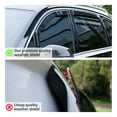 thumbnail image 3 of In-Channel Window Visors for Toyota Corolla Sedan 2020 2021 2022 2023 2024，Rain Guards Sun Shields Window Deflector Wind Vent Visors，4PCS, 3 of 13