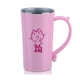 thumbnail image 1 of Naiovety Taza de bebida de acero inoxidable para el hogar, bebida de viaje, té de la leche, bebida, agua, café, taza con asa, reutilizable, lavable Teteras Rosa Naiovety HA081642-02, 1 of 6