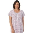 thumbnail image 6 of Aria 100% Cotton Short Sleeve Scoop Neck Nightgown with Pockets, Women’s sizes S-5X, 6 of 7