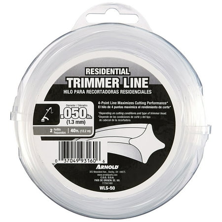 Arnold WLS-50 Residential Trimmer Line,  .050", 40'