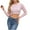 Pink, variant on XMMSWDLA Women's Cropped Sweater Knit Long Sleeve Crewneck Soft Pullover Sweater Top
